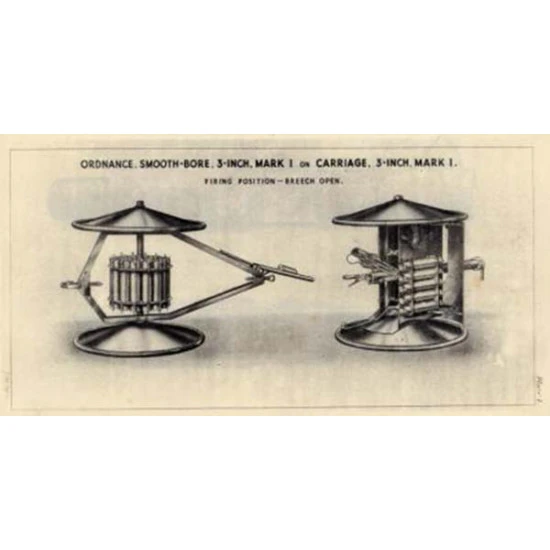 ACE 72569 - 1/72 - 3in Smith Gun Inch Mk I OSB Gun Plastic model kit