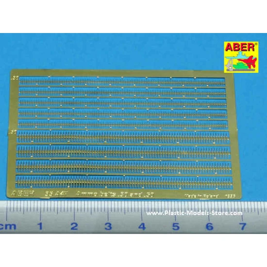 Ammo belts .30 and .50 photo-etched set 1/35 Aber 35A047