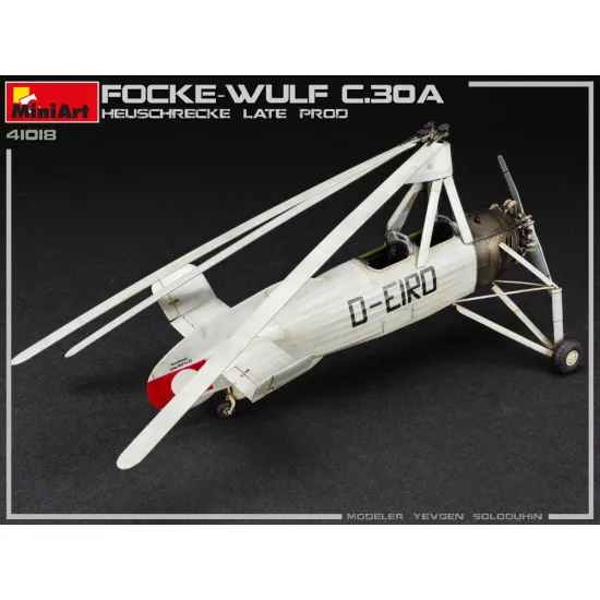 Miniart 41018 - 1/35 Reconnaissance Autogyro Focke Wulf FW C.30A Heuschrecke Plastic model kits
