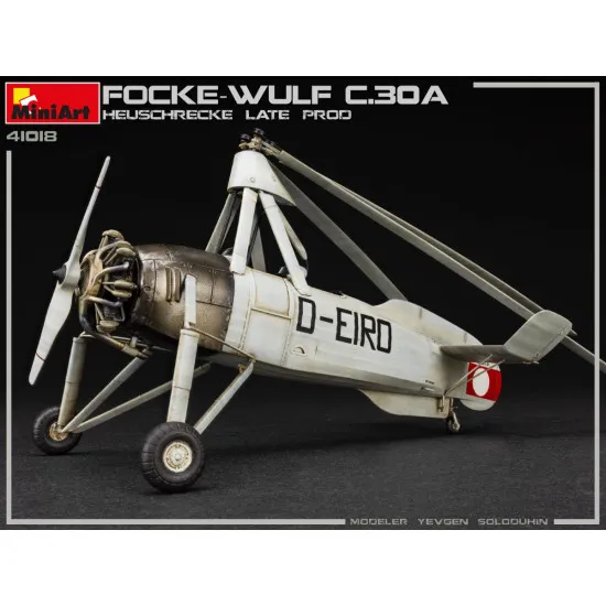Miniart 41018 - 1/35 Reconnaissance Autogyro Focke Wulf FW C.30A Heuschrecke Plastic model kits
