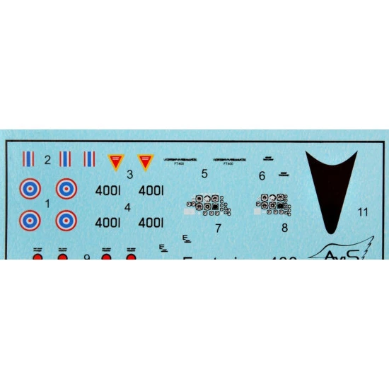 AVIS AV72024 - 1/72 - RFB FANTRAINER 400 TRAINING AIRCRAFT MODEL KIT