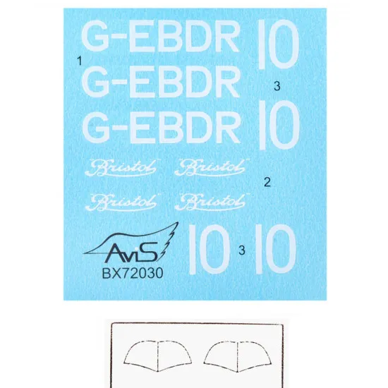 AVIS AV72030 - 1/72 - BRISTOL TYPE 72 RACER MODEL KIT