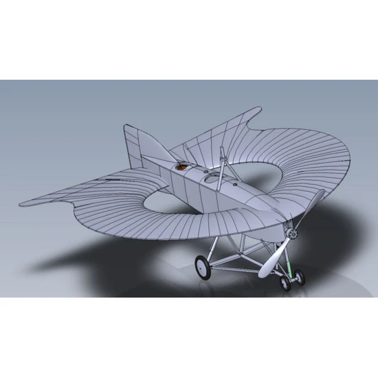 AVIS AV72036 - 1/72 - LEE-RICHARDS ANNULAR MONOPLANE PLASTIC MODEL KIT