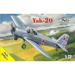 AVIS AV72039 - 1/72 - TRAINING AIRCRAFT YAK-20 PLASTIC MODEL KIT