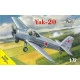 AVIS AV72039 - 1/72 - TRAINING AIRCRAFT YAK-20 PLASTIC MODEL KIT
