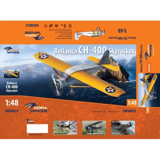 Dora Wings 48025 - 1/48 - Bellanca CH-400 Skyrocket. Scale model kit Dora Wings 48025 - 1/48 - Bellanca CH-400 Skyrocket. Scale model kit