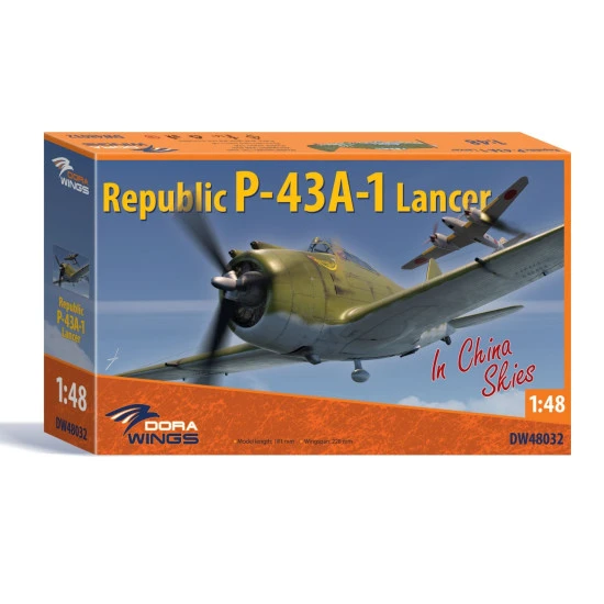 Dora Wings 48032 - 1/48 - Republic P-43A Lancer, China AF. Scale model kit