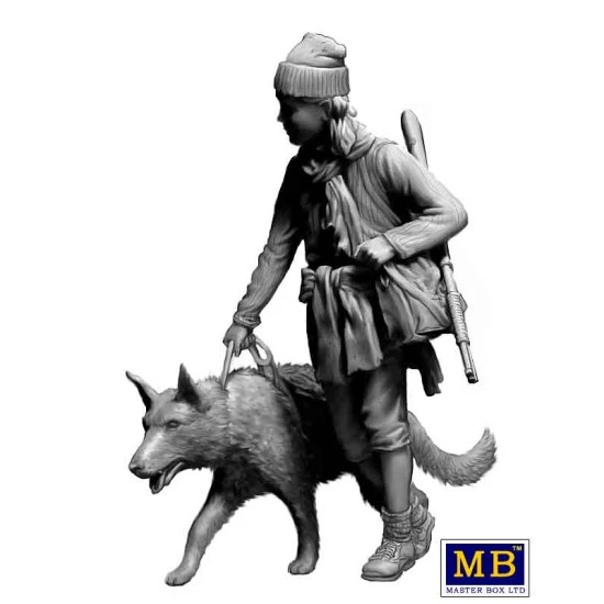 Master Box 35215 - 1/35 - Post-apocalyptic fiction. Desert Battle Series. Skull Clan - Long-distance raid. Kit #Where am I? Splinter