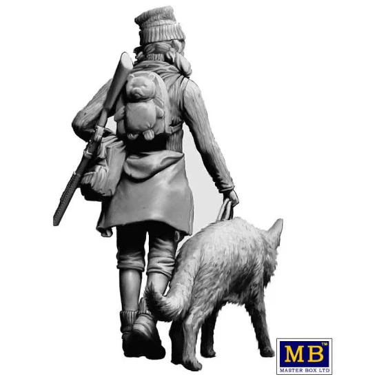 Master Box 35215 - 1/35 - Post-apocalyptic fiction. Desert Battle Series. Skull Clan - Long-distance raid. Kit #Where am I? Splinter