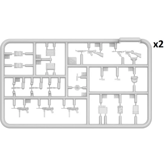 Miniart 35334 - 1/35 - U.S. weapons equipment - tank crew infantry model