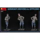 Miniart 35345 - 1/35 - German drivers & officers plastic scale model kit