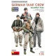Miniart 35354 - 1/35 - German tank crew. Kharkov 1943. resin heads model kit