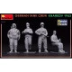 Miniart 35354 - 1/35 - German tank crew. Kharkov 1943. resin heads model kit