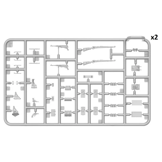 Miniart 35354 - 1/35 - German tank crew. Kharkov 1943. resin heads model kit