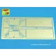 Rear small fuel tanks for T-34/76 photo-etched set 1/35 Aber 35A096