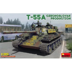 Miniart 37084 - 1/35 - T-55A Czechoslovak production. scale plastic model kit