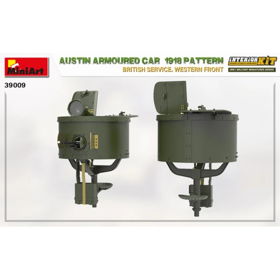 Miniart 39009 - 1/35 - Austin armoured car 1918 pattern. scale plastic model