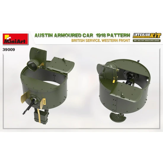 Miniart 39009 - 1/35 - Austin armoured car 1918 pattern. scale plastic model