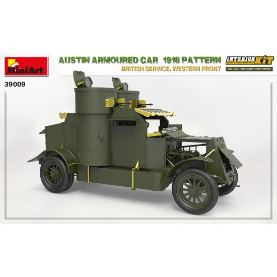 Miniart 39009 - 1/35 - Austin armoured car 1918 pattern. scale plastic model