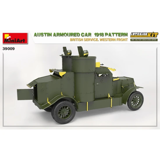 Miniart 39009 - 1/35 - Austin armoured car 1918 pattern. scale plastic model