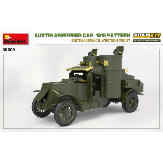 Miniart 39009 - 1/35 - Austin armoured car 1918 pattern. scale plastic model