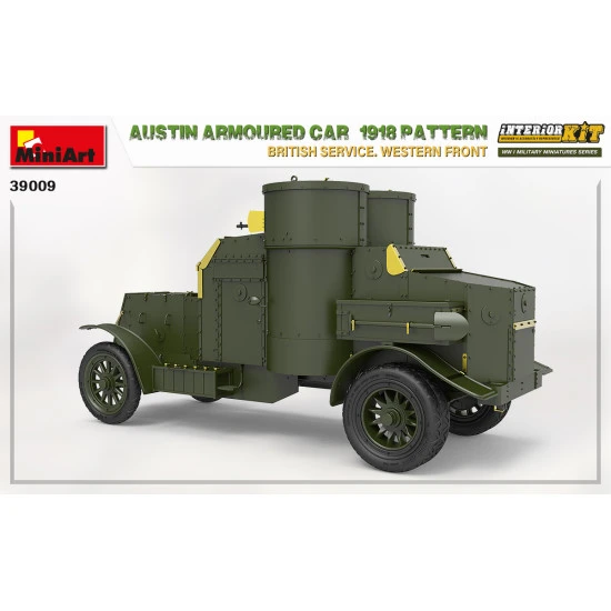 Miniart 39009 - 1/35 - Austin armoured car 1918 pattern. scale plastic model
