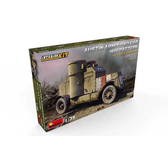 Miniart 39009 - 1/35 - Austin armoured car 1918 pattern. scale plastic model
