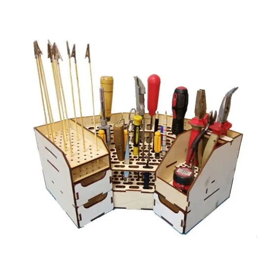 LMG WO-1205 The support for the tool is angular. Organizers LaserModelGraving