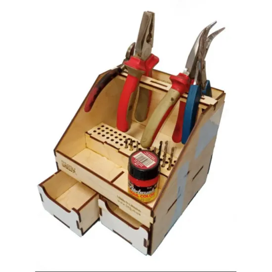 LMG WO-1207 Tool holder. Organizers. Size 150x150x150 mm. LaserModelGraving