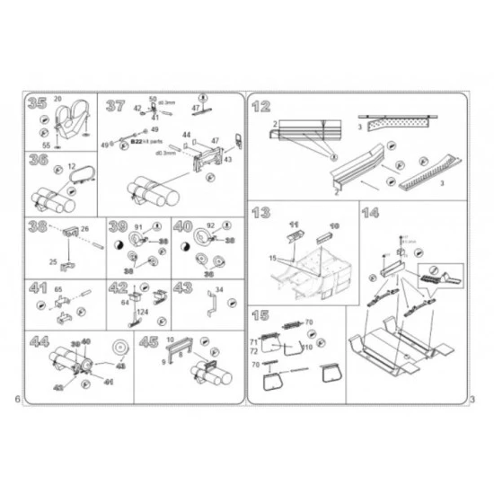 Vmodels 35056 - 1/35 - Detail set model AC-40-137A (1986) Soviet Firetruk model