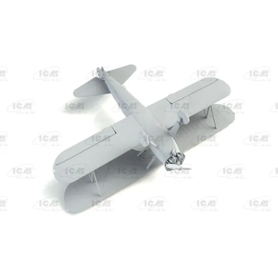 ICM 32052 - 1/32 - Fighter CR. 42 LW with German pilots Plastic Model Store