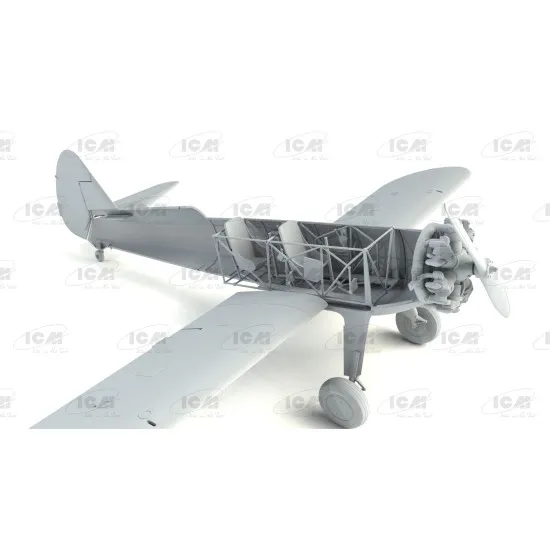 ICM 32052 - 1/32 - Fighter CR. 42 LW with German pilots Plastic Model Store