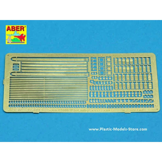 Soviet WW II infantry accessories photo-etched set 1/35 Aber 35A113