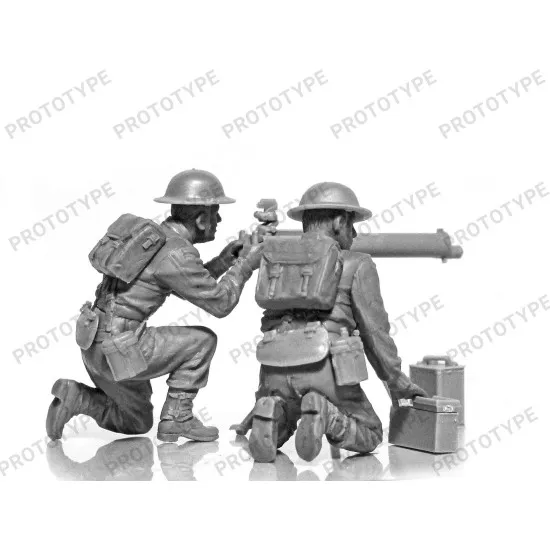 ICM 35646 - 1/32 - British Vickers MG Crew Vickers MG 2 figures model kit