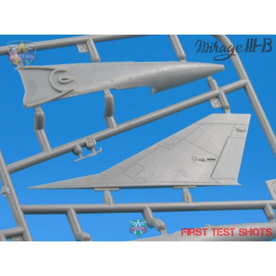 ModelSvit 72060 - 1/72 Mirage IIIB operational trainer. 216mm, 162 pcs