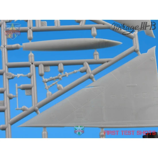 ModelSvit 72060 - 1/72 Mirage IIIB operational trainer. 216mm, 162 pcs