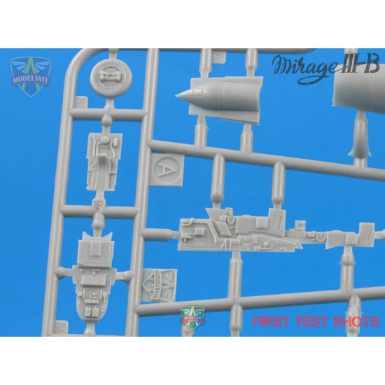 ModelSvit 72060 - 1/72 Mirage IIIB operational trainer. 216mm, 162 pcs