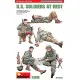 Miniart 35318 - 1/35 U.S. soldiers at rest. special edition, military miniatures Miniart 35318 - 1/35 U.S. soldiers at rest. special edition, military miniatures