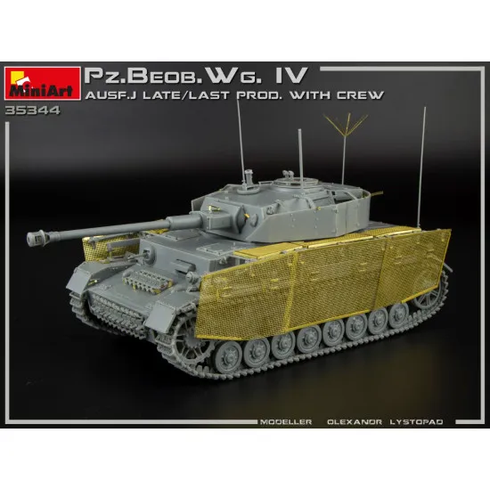 Miniart 35344 - 1/35 Pz.Beob.Wg.IV Ausf. J late/last prod. 2 in 1 W/Crew scale Miniart 35344 - 1/35 Pz.Beob.Wg.IV Ausf. J late/last prod. 2 in 1 W/Crew scale