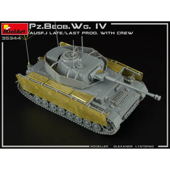 Miniart 35344 - 1/35 Pz.Beob.Wg.IV Ausf. J late/last prod. 2 in 1 W/Crew scale Miniart 35344 - 1/35 Pz.Beob.Wg.IV Ausf. J late/last prod. 2 in 1 W/Crew scale