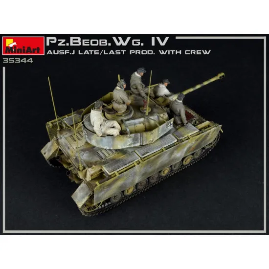 Miniart 35344 - 1/35 Pz.Beob.Wg.IV Ausf. J late/last prod. 2 in 1 W/Crew scale Miniart 35344 - 1/35 Pz.Beob.Wg.IV Ausf. J late/last prod. 2 in 1 W/Crew scale
