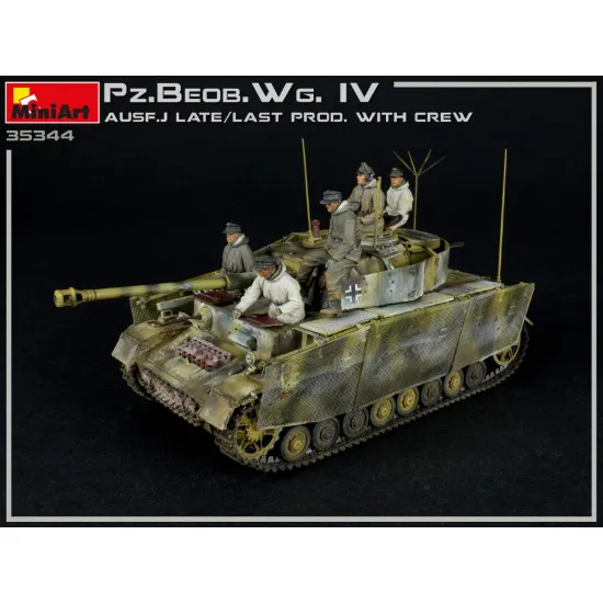 Miniart 35344 - 1/35 Pz.Beob.Wg.IV Ausf. J late/last prod. 2 in 1 W/Crew scale Miniart 35344 - 1/35 Pz.Beob.Wg.IV Ausf. J late/last prod. 2 in 1 W/Crew scale