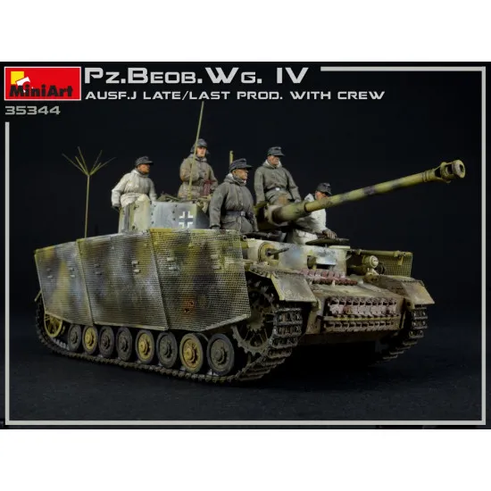 Miniart 35344 - 1/35 Pz.Beob.Wg.IV Ausf. J late/last prod. 2 in 1 W/Crew scale Miniart 35344 - 1/35 Pz.Beob.Wg.IV Ausf. J late/last prod. 2 in 1 W/Crew scale