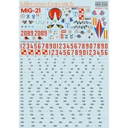 Print Scale 72-419 - 1/72 - MiG-21 Polish Air Force scale decal plastic model
