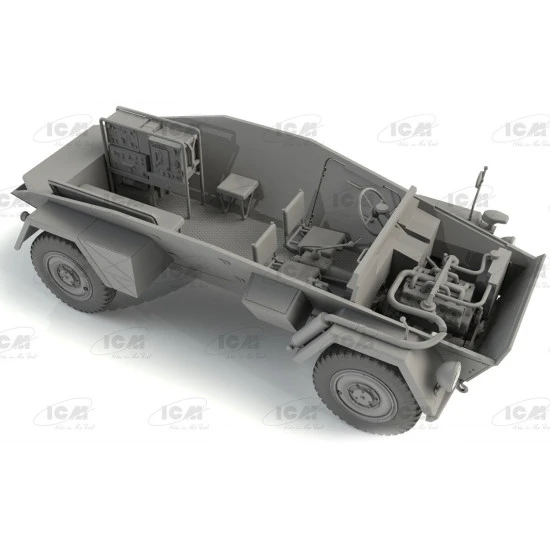 ICM 35111 - 1/35 - Sd.Kfz. 247 Ausf.B with crew.1 scale plastic model kit