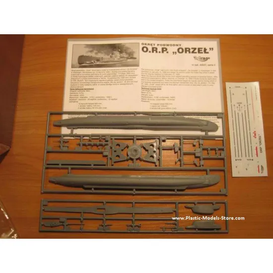 ORP ORZEL Polish Submarine 1939 WWII 1/400 Mirage 40047