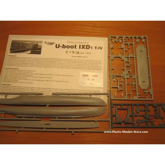 I-506 Japanese Type U-IX D1 Turm IV Submarine WWII 1/400 Mirage 40046