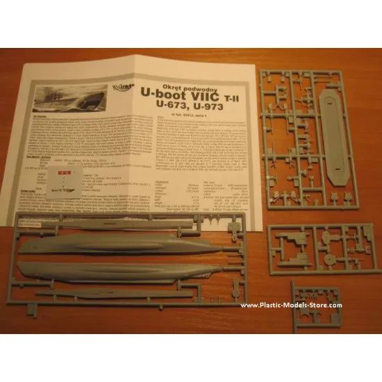 U-673 type VIIC/T2 Turm II German Submarine WWII 1/400 Mirage 40412 U-673 type VIIC/T2 Turm II German Submarine WWII 1/400 Mirage 40412