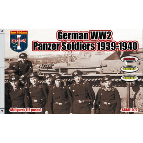 Orion 72058 - 1/72 - German tank crews World War II (1939-1940), scale model kit