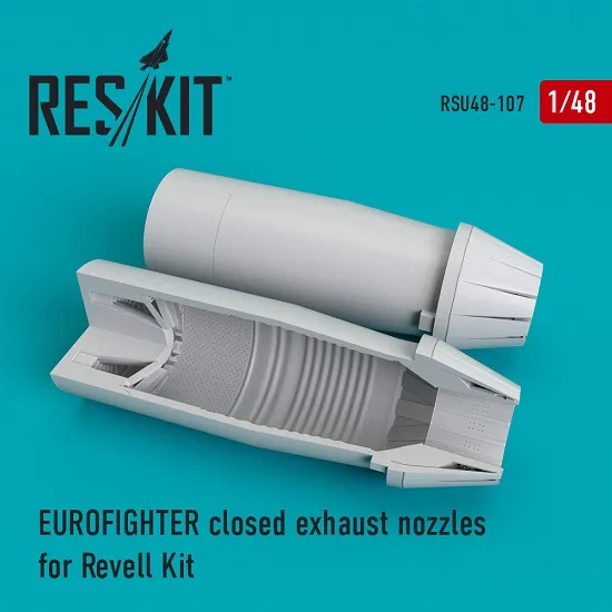 Reskit RSU48-0107 - 1/48 Eurofighter closed exhaust nozzles for Revell Kit scale